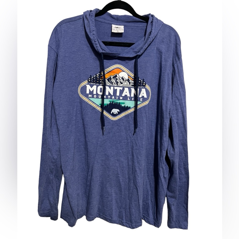 Montana Life Long Sleeve Hooded Shirt